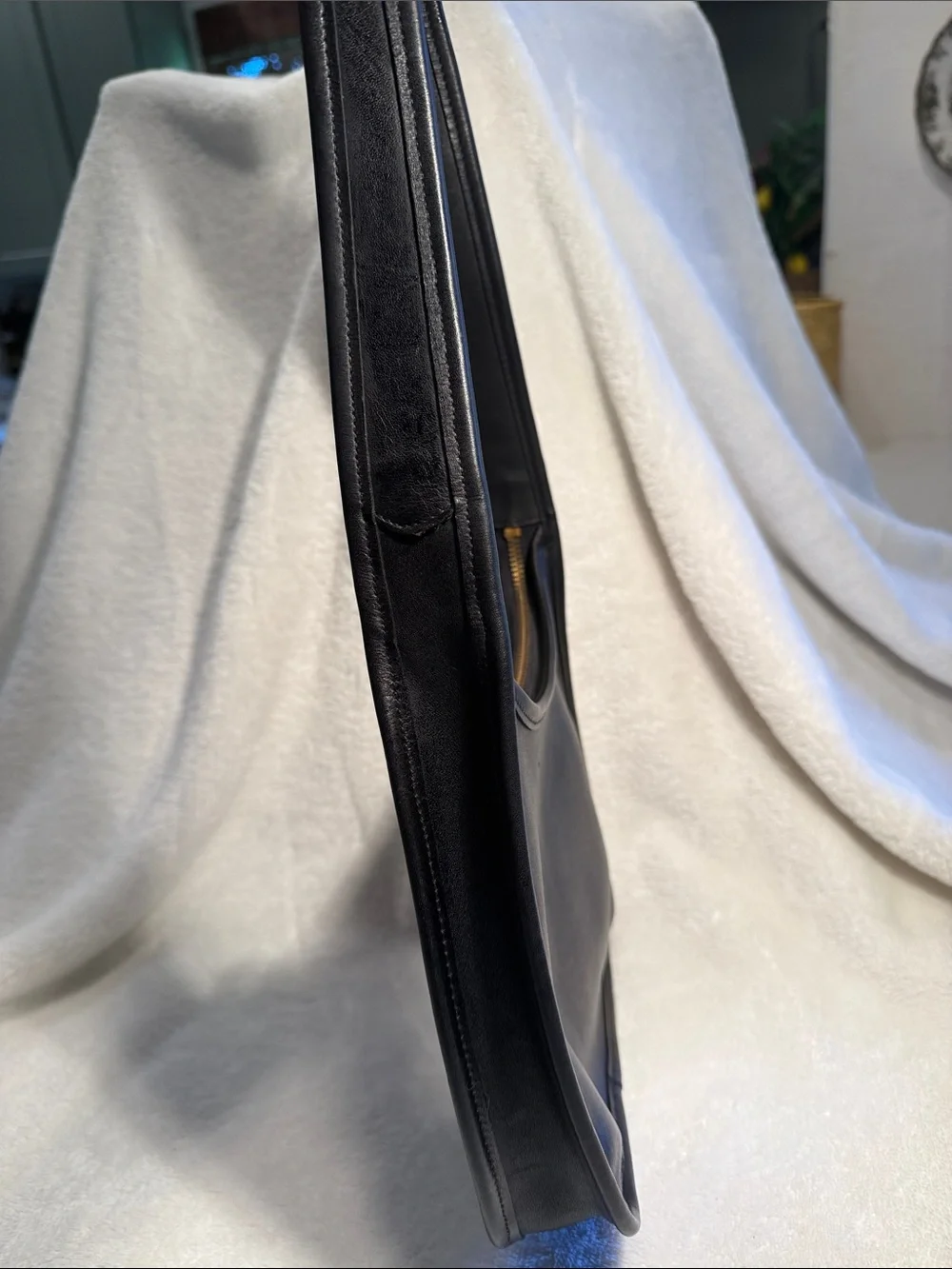 Vintage Coach Ergo 9020 Black Leather Shoulder Bag - Picture 6 of 13